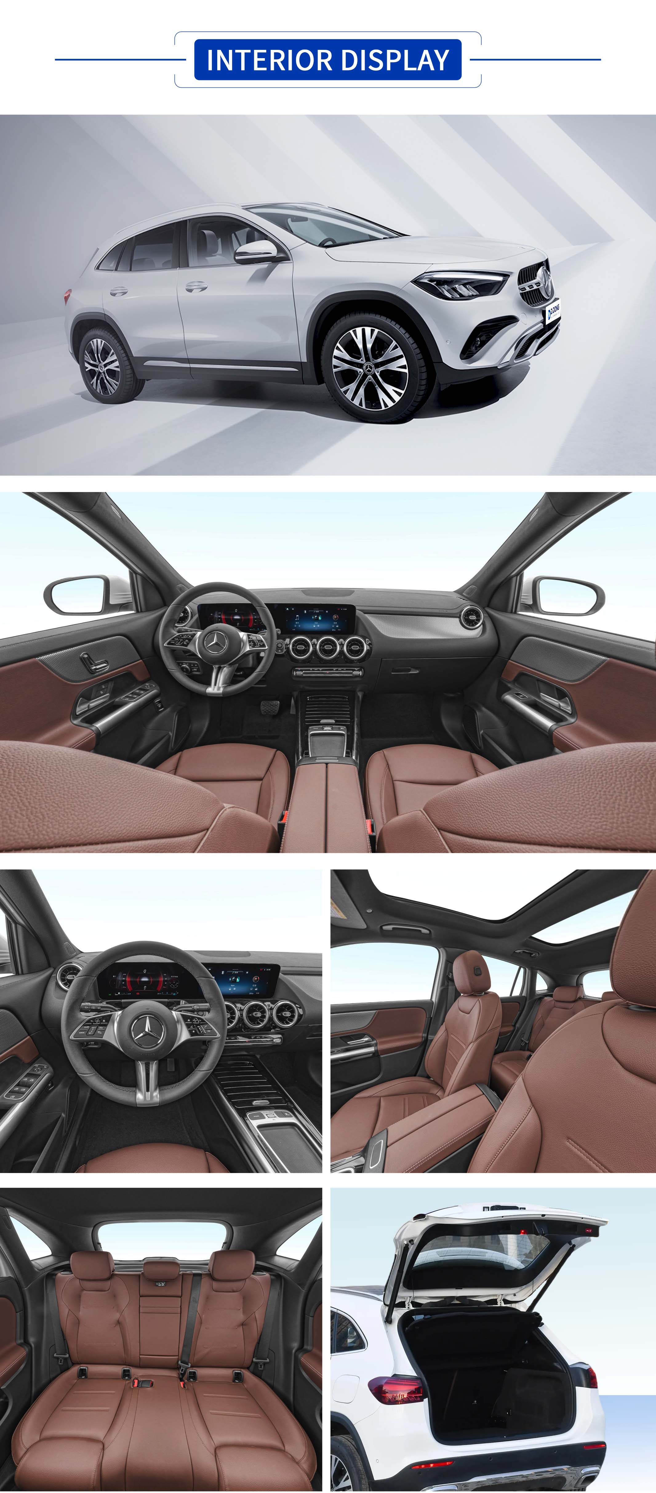 Mercedes-Benz GLA All Colors,Mercedes-Benz GLA All Interior Display